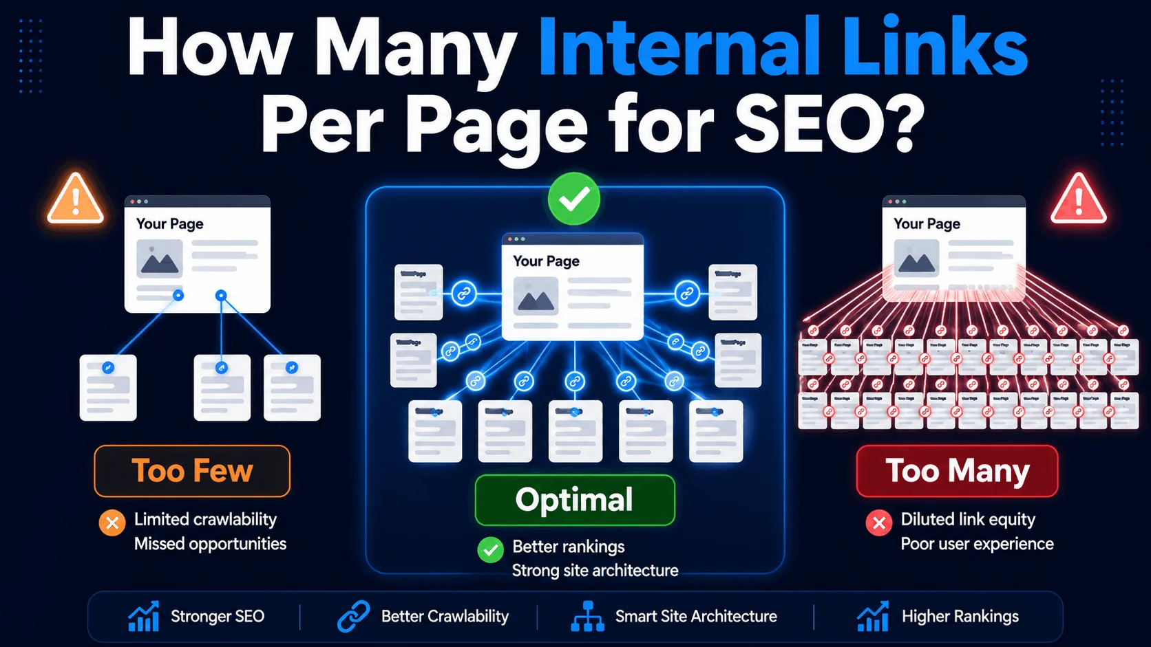 SEO に最適な 1 ページあたりの内部リンク数は